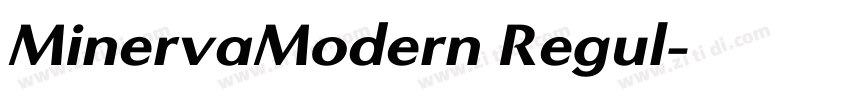 MinervaModern Regul字体转换